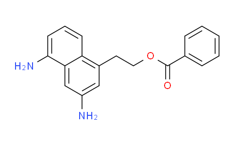 CAS No. 918945-40-1, 2-(3,5-Diaminonaphthalen-1-yl)ethyl benzoate