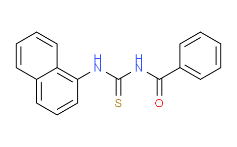 CAS No. 115567-50-5, N-(Naphthalen-1-ylcarbamothioyl)benzamide