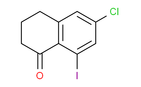 CAS No. 1260010-93-2, 6-Chloro-8-iodo-3,4-dihydronaphthalen-1(2H)-one