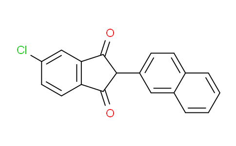 CAS No. 33121-92-5, 5-Chloro-2-(naphthalen-2-yl)-1H-indene-1,3(2H)-dione