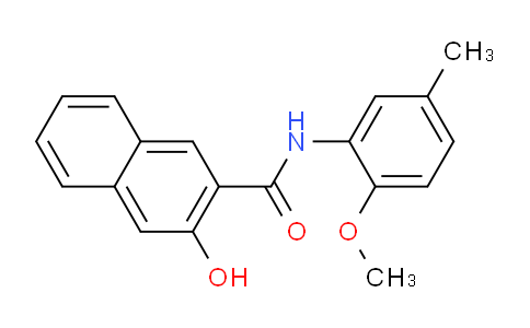 CAS No. 54079-43-5, 3-Hydroxy-N-(2-methoxy-5-methylphenyl)-2-naphthamide