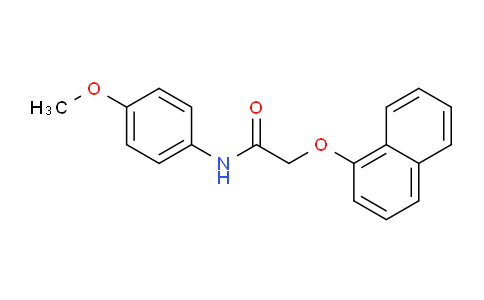 CAS No. 397280-94-3, N-(4-Methoxyphenyl)-2-(naphthalen-1-yloxy)acetamide