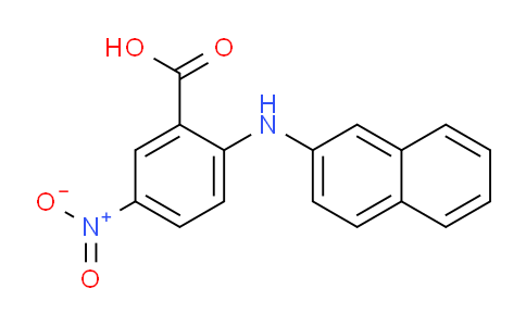 CAS No. 55566-72-8, 2-(Naphthalen-2-ylamino)-5-nitrobenzoic acid