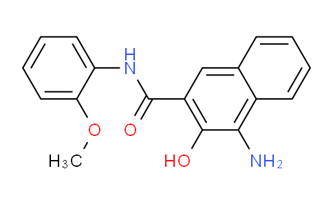 CAS No. 23342-49-6, 4-Amino-3-hydroxy-N-(2-methoxyphenyl)-2-naphthamide