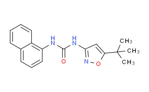 CAS No. 515859-82-2, 1-(5-(tert-Butyl)isoxazol-3-yl)-3-(naphthalen-1-yl)urea