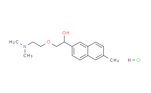 CAS No. 131963-52-5, 2-(2-(Dimethylamino)ethoxy)-1-(6-methylnaphthalen-2-yl)ethanol hydrochloride