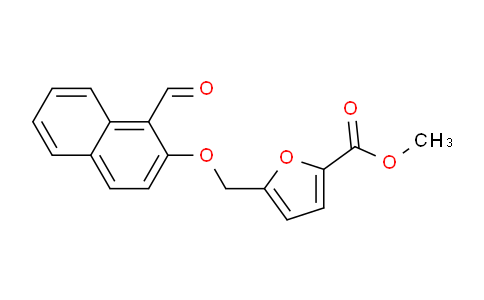 CAS No. 438221-05-7, Methyl 5-(((1-formylnaphthalen-2-yl)oxy)methyl)furan-2-carboxylate