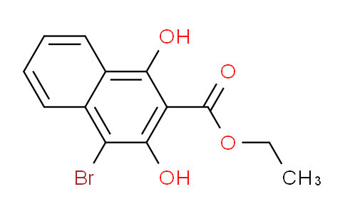 CAS No. 100375-06-2, Ethyl 4-bromo-1,3-dihydroxy-2-naphthoate