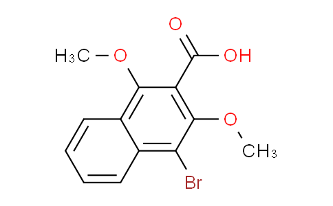 CAS No. 1399655-14-1, 4-Bromo-1,3-dimethoxy-2-naphthoic acid