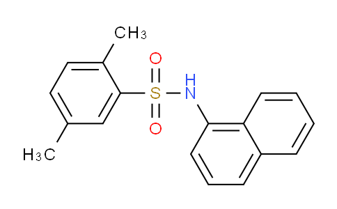 CAS No. 61296-31-9, 2,5-Dimethyl-N-(naphthalen-1-yl)benzenesulfonamide