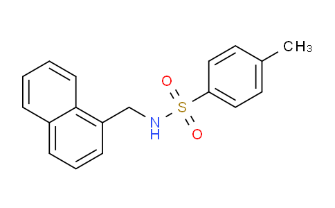 CAS No. 86328-84-9, 4-Methyl-N-(naphthalen-1-ylmethyl)benzenesulfonamide