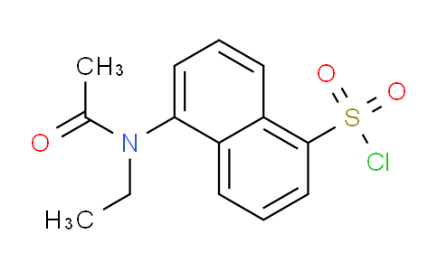 CAS No. 728864-89-9, 5-(N-Ethylacetamido)naphthalene-1-sulfonyl chloride