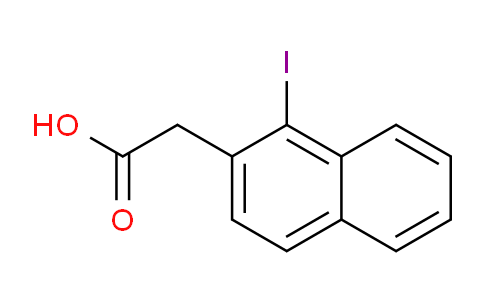CAS No. 1261626-63-4, 1-Iodonaphthalene-2-acetic acid