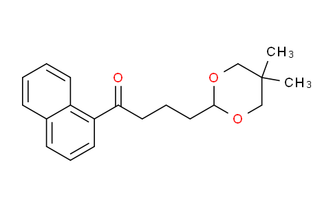 CAS No. 898756-29-1, 4-(5,5-Dimethyl-1,3-dioxan-2-yl)-1'-butyronaphthone