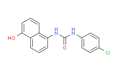 CAS No. 303092-02-6, 1-(4-Chlorophenyl)-3-(5-hydroxynaphthalen-1-yl)urea