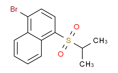 CAS No. 1399658-79-7, 1-Bromo-4-(isopropylsulfonyl)naphthalene