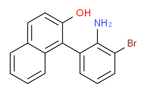 CAS No. 1424386-38-8, 1-(2-Amino-3-bromophenyl)naphthalen-2-ol