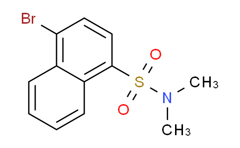 CAS No. 898645-97-1, 4-bromo-N,N-dimethylnaphthalene-1-sulfonamide