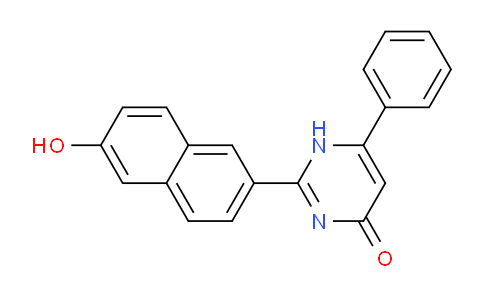 CAS No. 651720-61-5, 2-(6-Hydroxynaphthalen-2-yl)-6-phenylpyrimidin-4(1H)-one