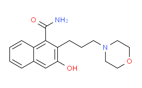 CAS No. 57133-25-2, 3-Hydroxy-2-(3-morpholinopropyl)-1-naphthamide