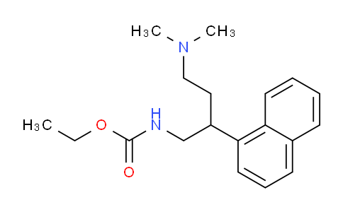 CAS No. 29473-85-6, Ethyl (4-(dimethylamino)-2-(naphthalen-1-yl)butyl)carbamate