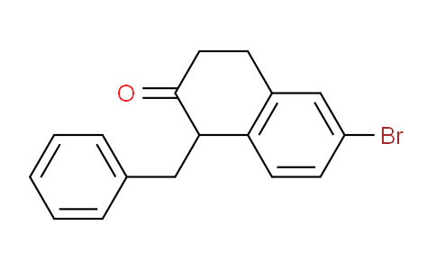 CAS No. 1246650-79-2, 1-Benzyl-6-bromo-3,4-dihydronaphthalen-2(1H)-one