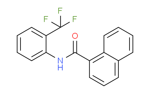 CAS No. 352347-17-2, N-(2-(Trifluoromethyl)phenyl)-1-naphthamide