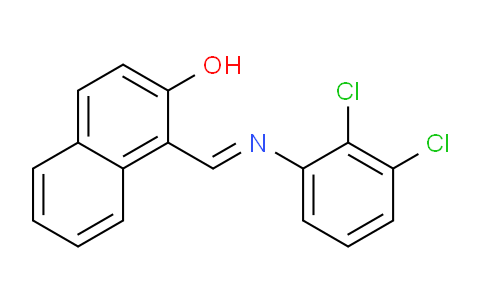 CAS No. 199788-18-6, 1-(((2,3-Dichlorophenyl)imino)methyl)naphthalen-2-ol
