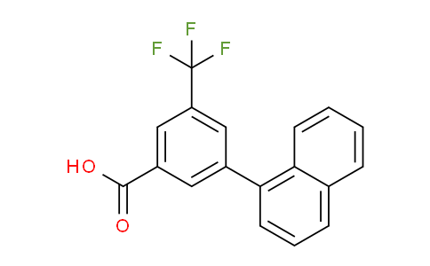 CAS No. 1261956-66-4, 3-(Naphthalen-1-yl)-5-(trifluoromethyl)benzoic acid