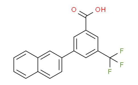 CAS No. 1261959-06-1, 3-(Naphthalen-2-yl)-5-(trifluoromethyl)benzoic acid