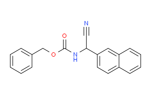 CAS No. 1133452-76-2, Benzyl (cyano(naphthalen-2-yl)methyl)carbamate