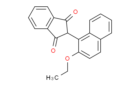 CAS No. 27533-85-3, 2-(2-Ethoxynaphthalen-1-yl)-1H-indene-1,3(2H)-dione