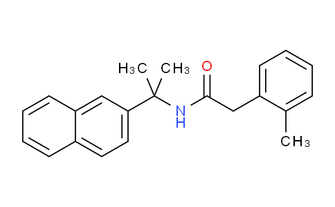 CAS No. 90299-10-8, N-(2-(Naphthalen-2-yl)propan-2-yl)-2-(o-tolyl)acetamide