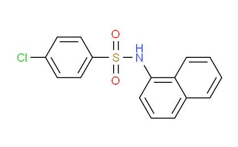 CAS No. 56799-95-2, 4-Chloro-N-(naphthalen-1-yl)benzenesulfonamide