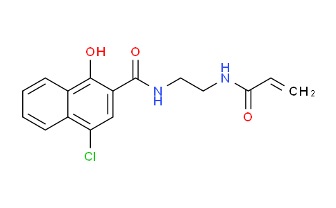 CAS No. 53810-94-9, N-(2-Acrylamidoethyl)-4-chloro-1-hydroxy-2-naphthamide