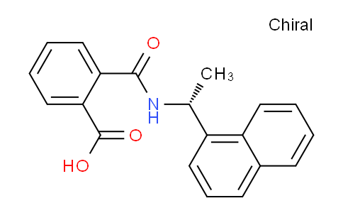 CAS No. 163438-05-9, (R)-2-((1-(Naphthalen-1-yl)ethyl)carbamoyl)benzoic acid