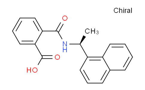 CAS No. 163438-06-0, (S)-2-((1-(Naphthalen-1-yl)ethyl)carbamoyl)benzoic acid