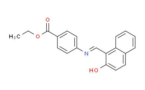 CAS No. 743-91-9, Ethyl 4-(((2-hydroxynaphthalen-1-yl)methylene)amino)benzoate