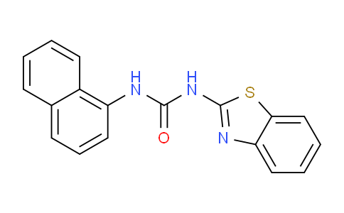 CAS No. 26135-13-7, 1-(Benzo[d]thiazol-2-yl)-3-(naphthalen-1-yl)urea