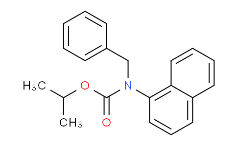 CAS No. 88343-37-7, Isopropyl benzyl(naphthalen-1-yl)carbamate