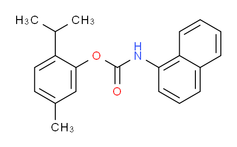 CAS No. 6275-64-5, 2-Isopropyl-5-methylphenyl naphthalen-1-ylcarbamate