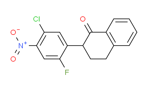 CAS No. 1451449-38-9, 2-(5-Chloro-2-fluoro-4-nitrophenyl)-3,4-dihydronaphthalen-1(2H)-one