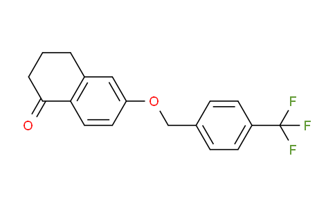 CAS No. 1610447-05-6, 6-((4-(Trifluoromethyl)benzyl)oxy)-3,4-dihydronaphthalen-1(2H)-one