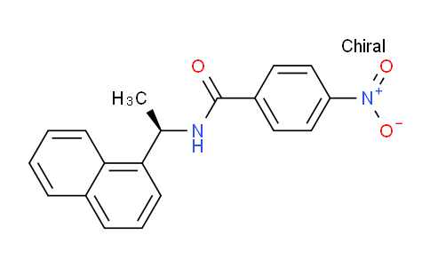 CAS No. 168783-11-7, (R)-N-(1-(Naphthalen-1-yl)ethyl)-4-nitrobenzamide