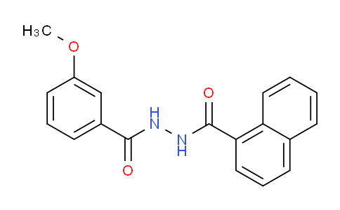CAS No. 73941-12-5, N'-(3-Methoxybenzoyl)-1-naphthohydrazide
