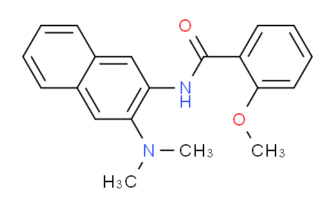 CAS No. 67332-59-6, N-(3-(Dimethylamino)naphthalen-2-yl)-2-methoxybenzamide