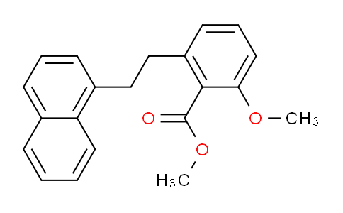 CAS No. 1171921-51-9, Methyl 2-methoxy-6-(2-(naphthalen-1-yl)ethyl)benzoate