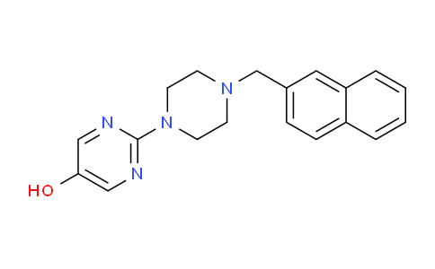 CAS No. 61187-13-1, 2-(4-(Naphthalen-2-ylmethyl)piperazin-1-yl)pyrimidin-5-ol