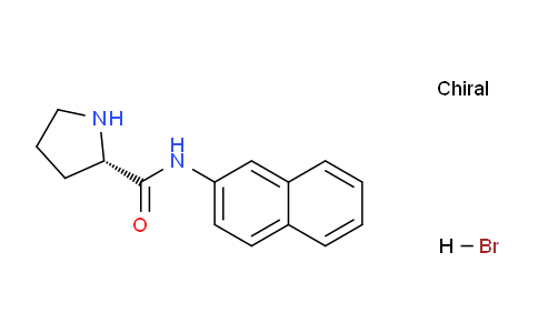 CAS No. 97216-17-6, (S)-N-(Naphthalen-2-yl)pyrrolidine-2-carboxamide hydrobromide