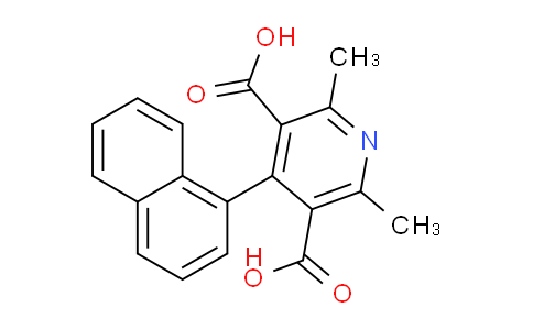 CAS No. 94301-28-7, 2,6-Dimethyl-4-(naphthalen-1-yl)pyridine-3,5-dicarboxylic acid